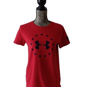 Under Armour women's red short-sleeve activewear t-shirt size M